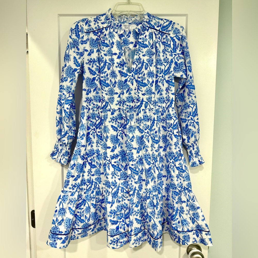 New Pink City Prints Women’s Floral Dress